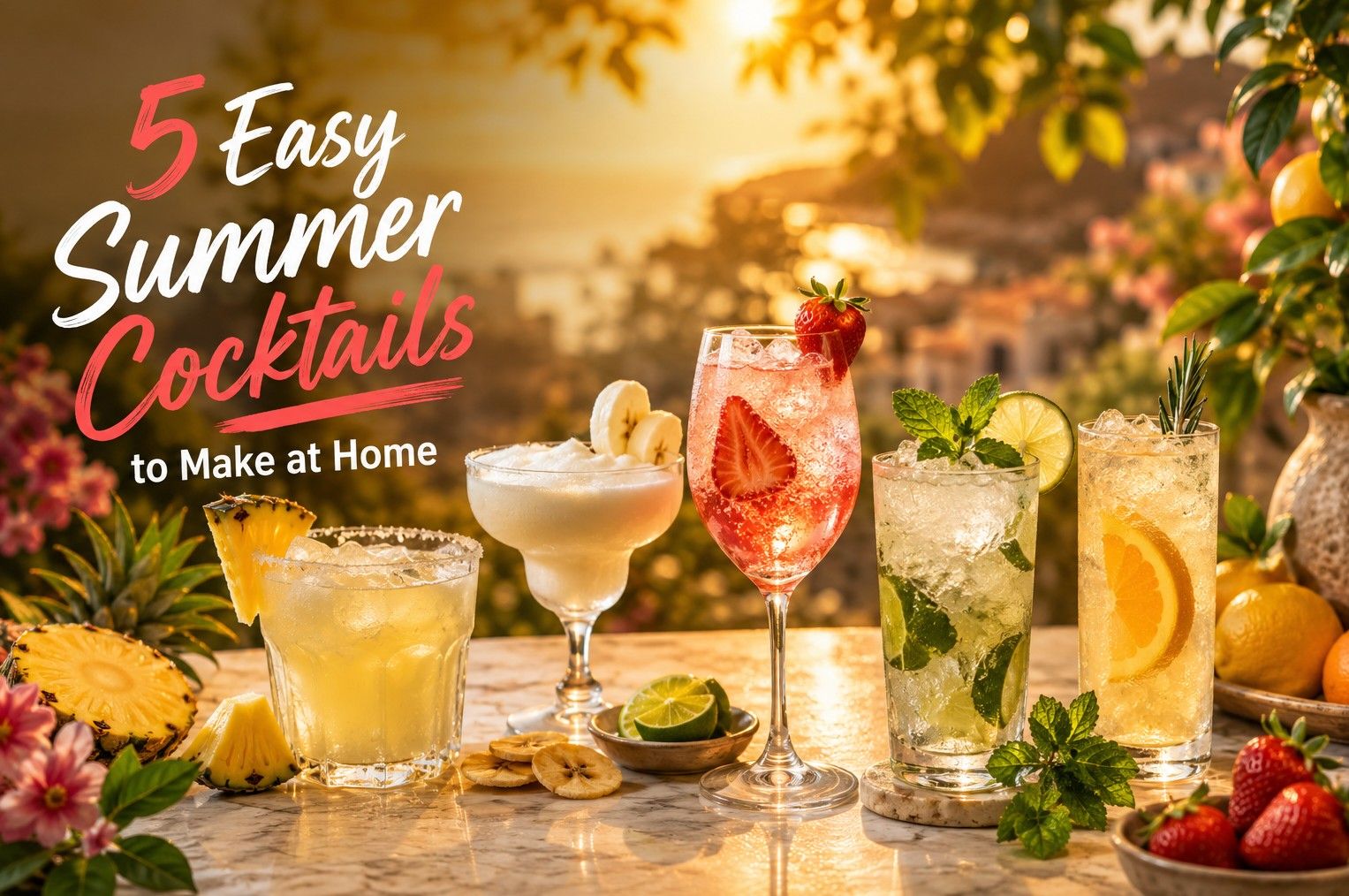 5 Luxurious Alcoholic Cocktails