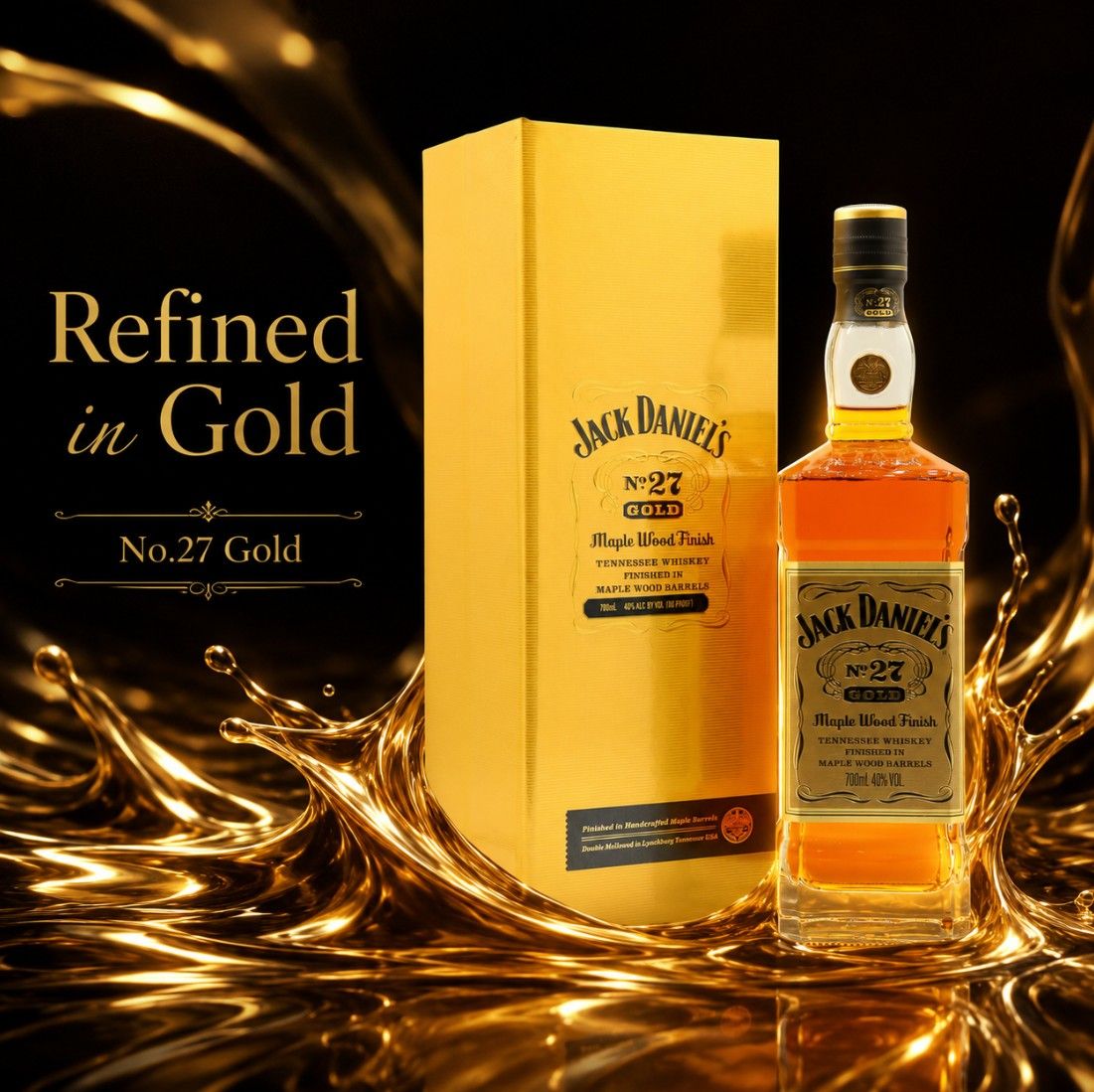 Jack Daniel's No. 27 Gold Maple Wood Finish