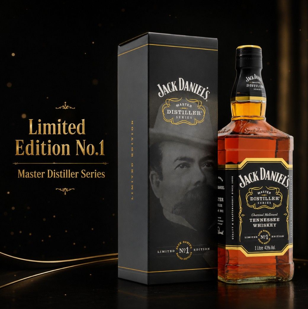 Jack Daniel’s Master Distiller Series Edition 1 is a collectible 1 litre Tennessee Whiskey created to honour Jasper Newton “Jack” Daniel