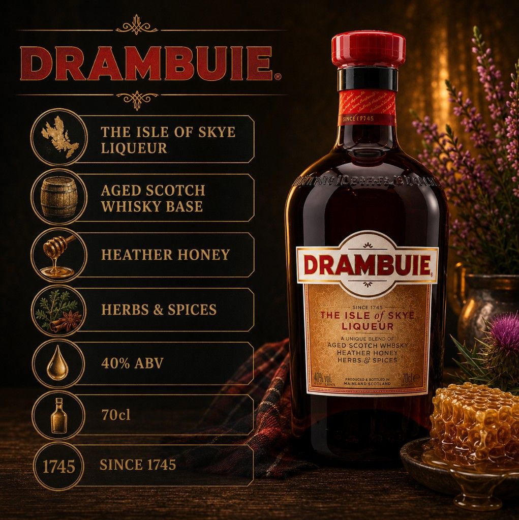 Drambuie Isle of Skye Infographic