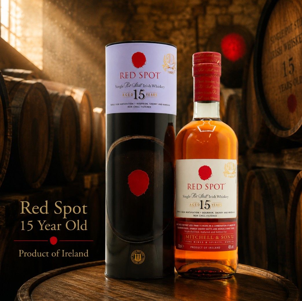 Red Spot 15 Year Old Single Pot Still Irish Whiskey bottle