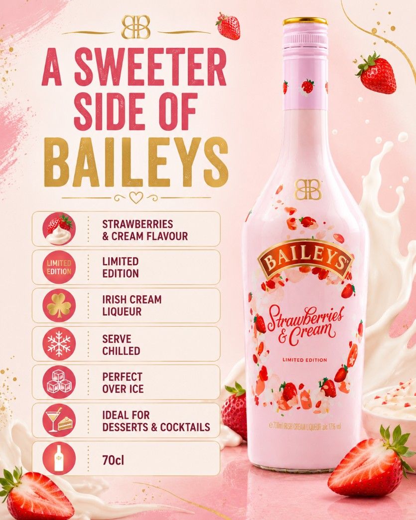 Baileys Strawberries & Cream Liqueur
