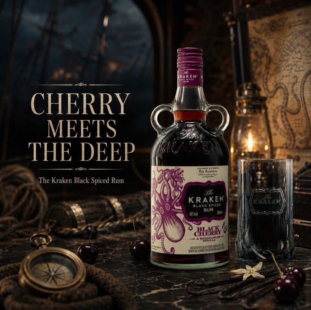 Kraken Black Cherry & Madagascan Vanilla Rum