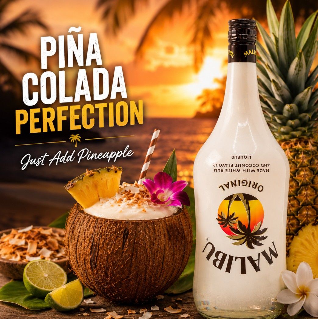 Malibu Coconut Rum Liqueur 1.5 Litre