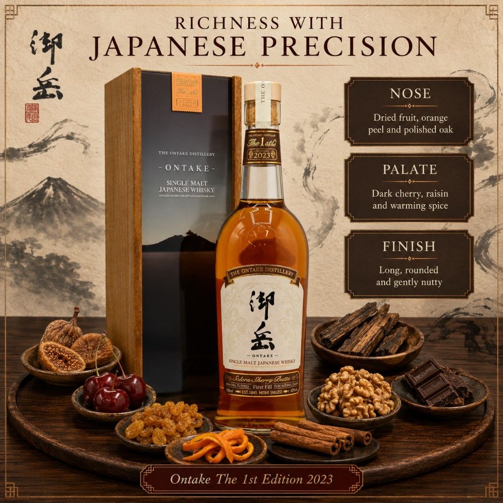 Ontake Inaugural Release: Sherry Cask Japanese Whisky