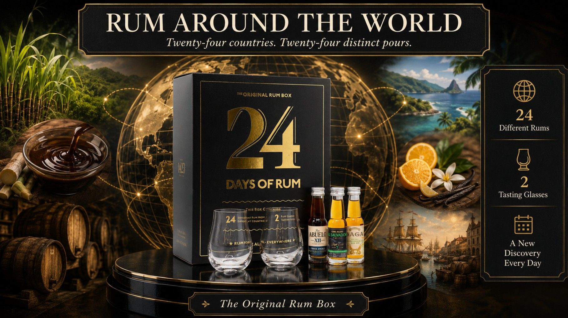 24 Days of Rum calendar
