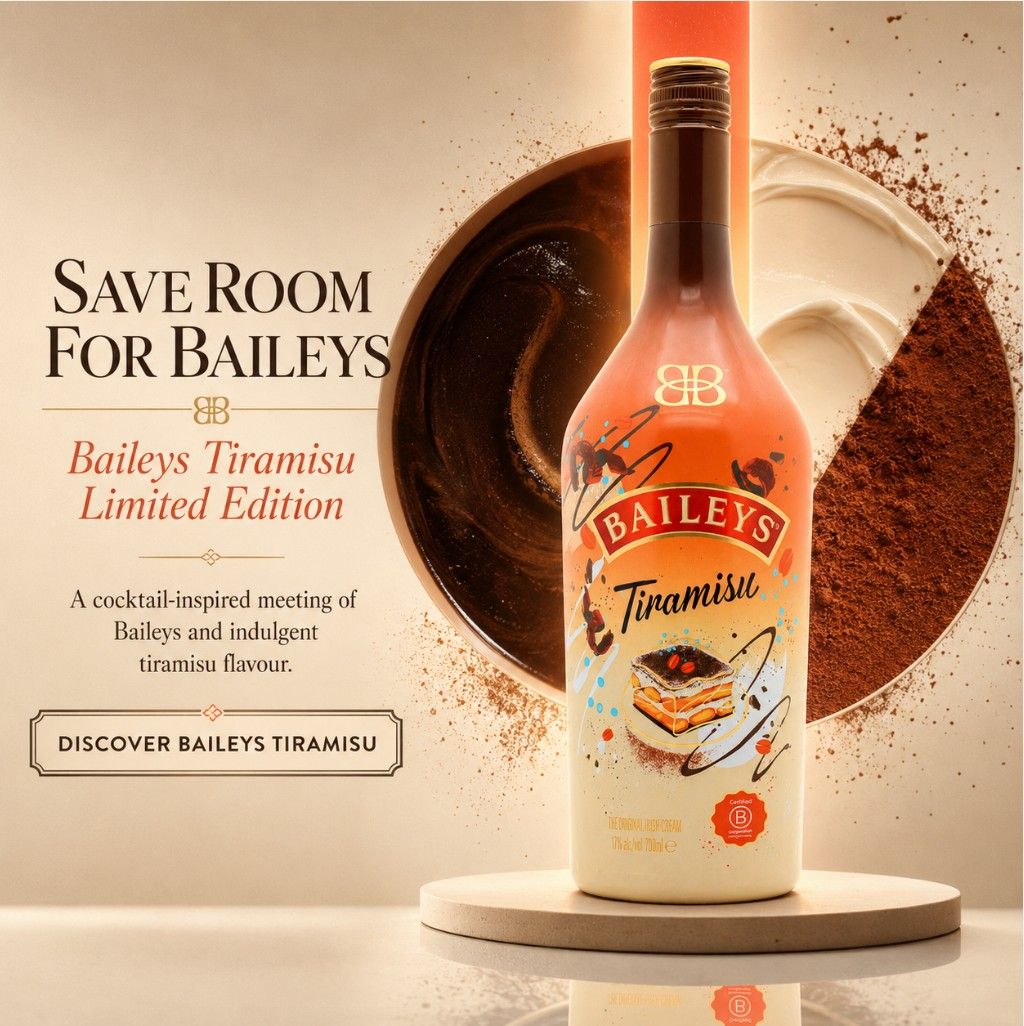 Baileys Tiramisu Cream Liqueur 1 Litre