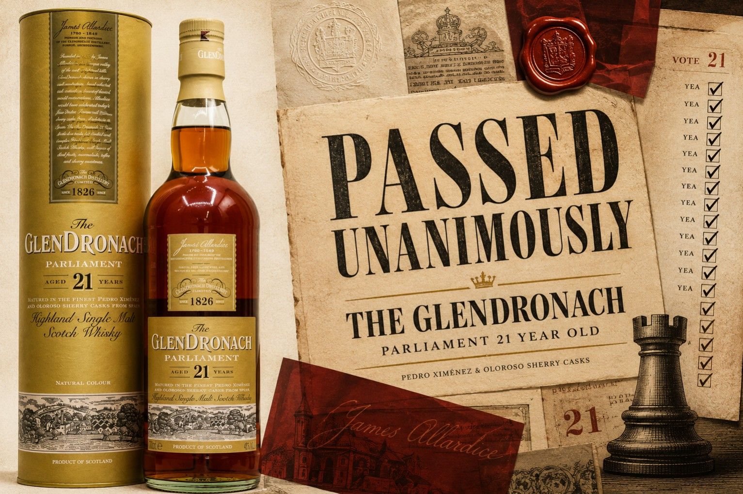 Glendronach 21 Year Old Parliament