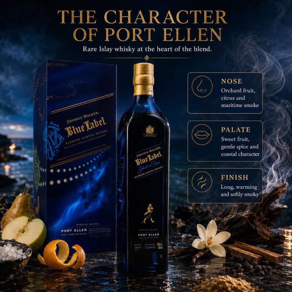 Johnnie Walker Blue Label Ghost and Rare Port Ellen