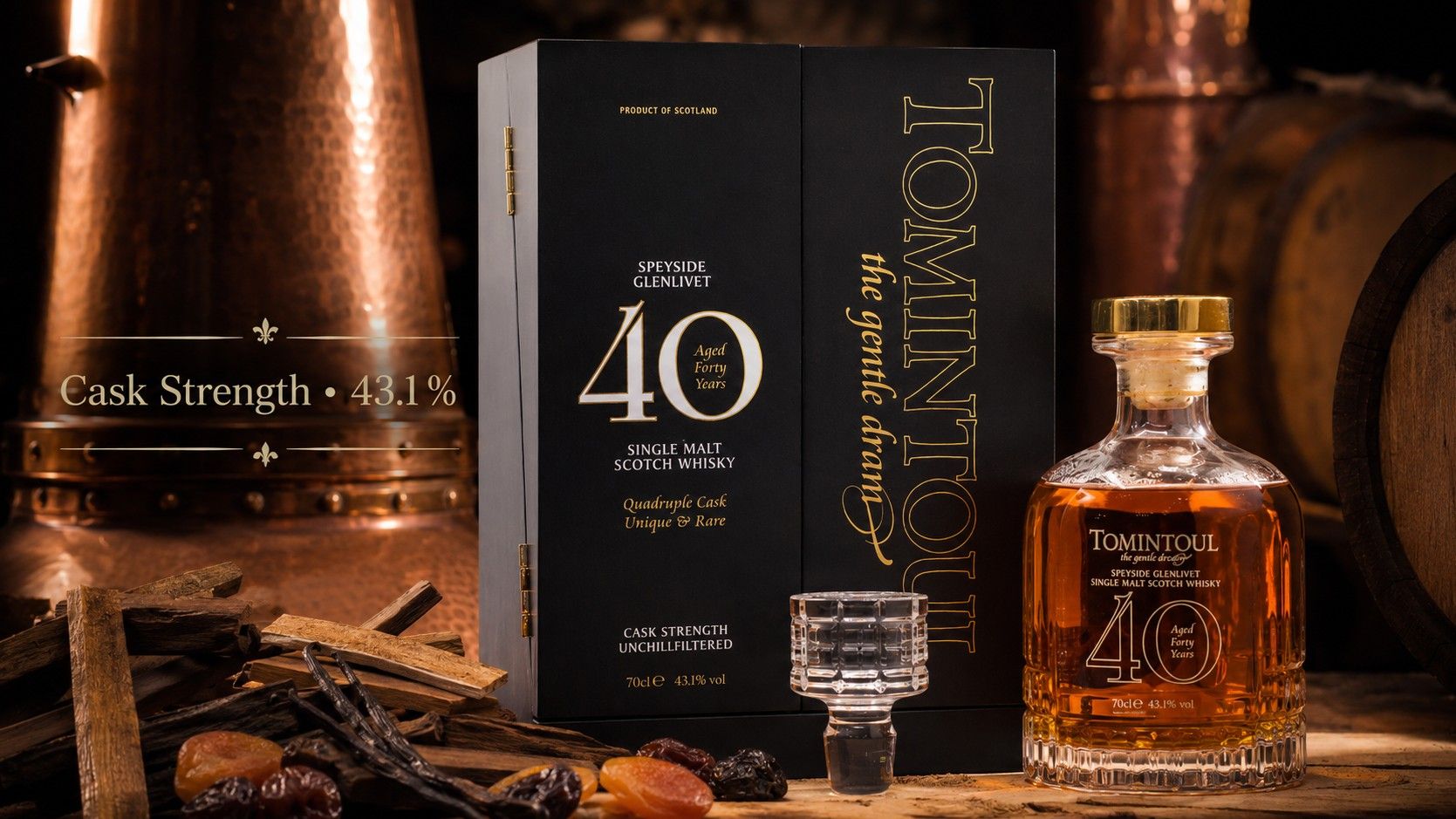 Tomintoul 40 Year Old: Four Exceptional Casks, One Extraordinary