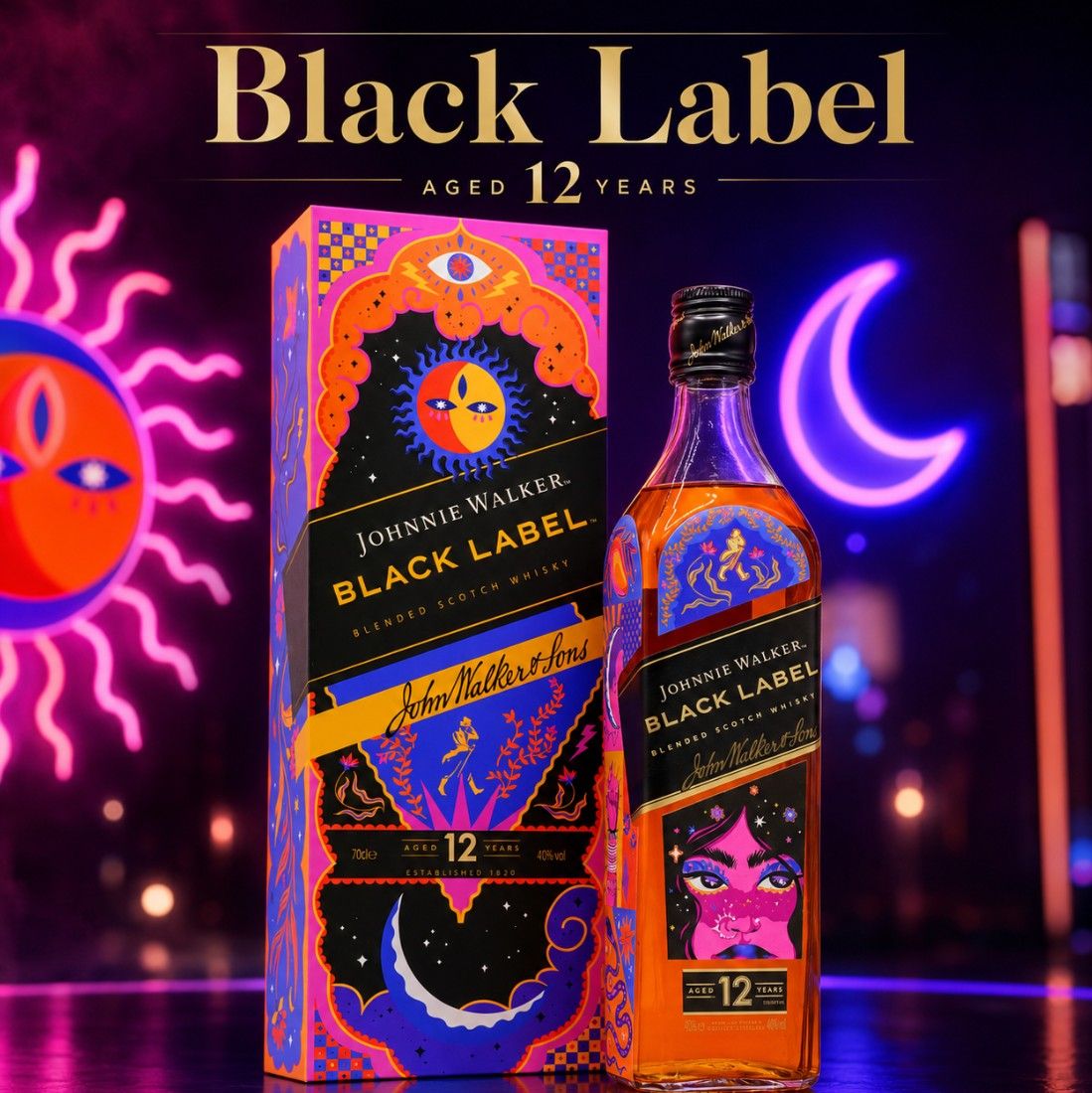 Johnnie Walker Black Label Bold Steps