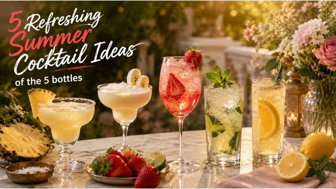 5 Luxurious Alcoholic Cocktails