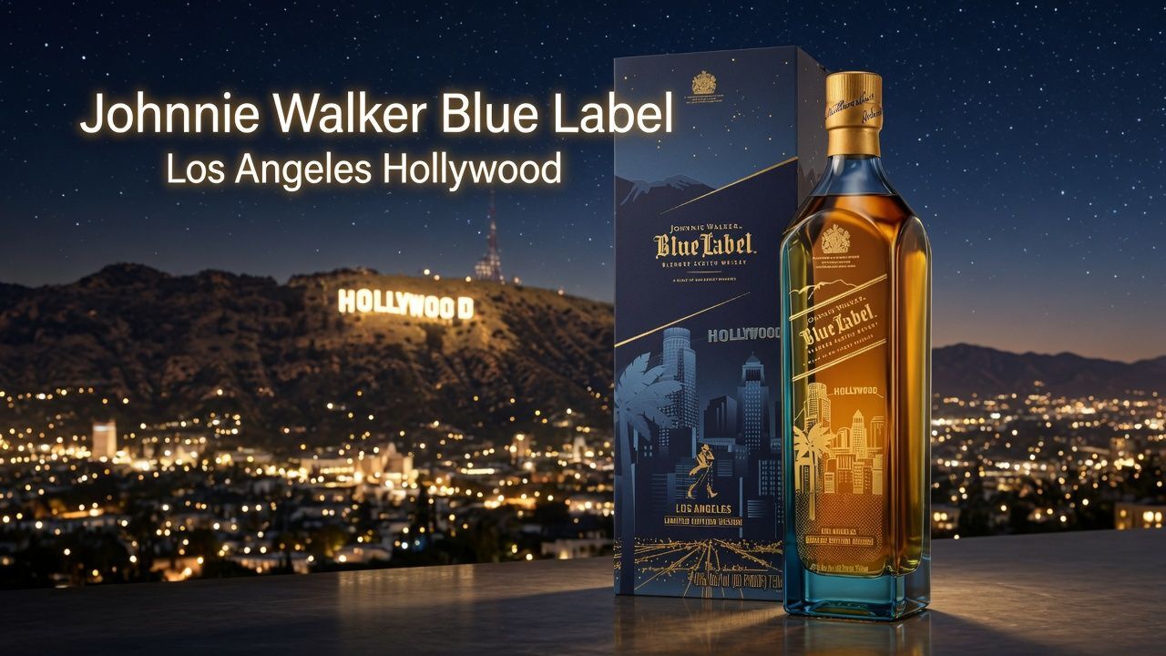 Blue Label LA/Hollywood Skyline Edition Blended Scotch Whisky Johnnie walker Blue Label
