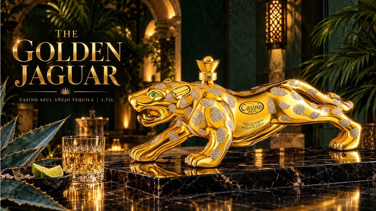 Casino Azul Jaguar Gold Añejo Tequila 1.75L