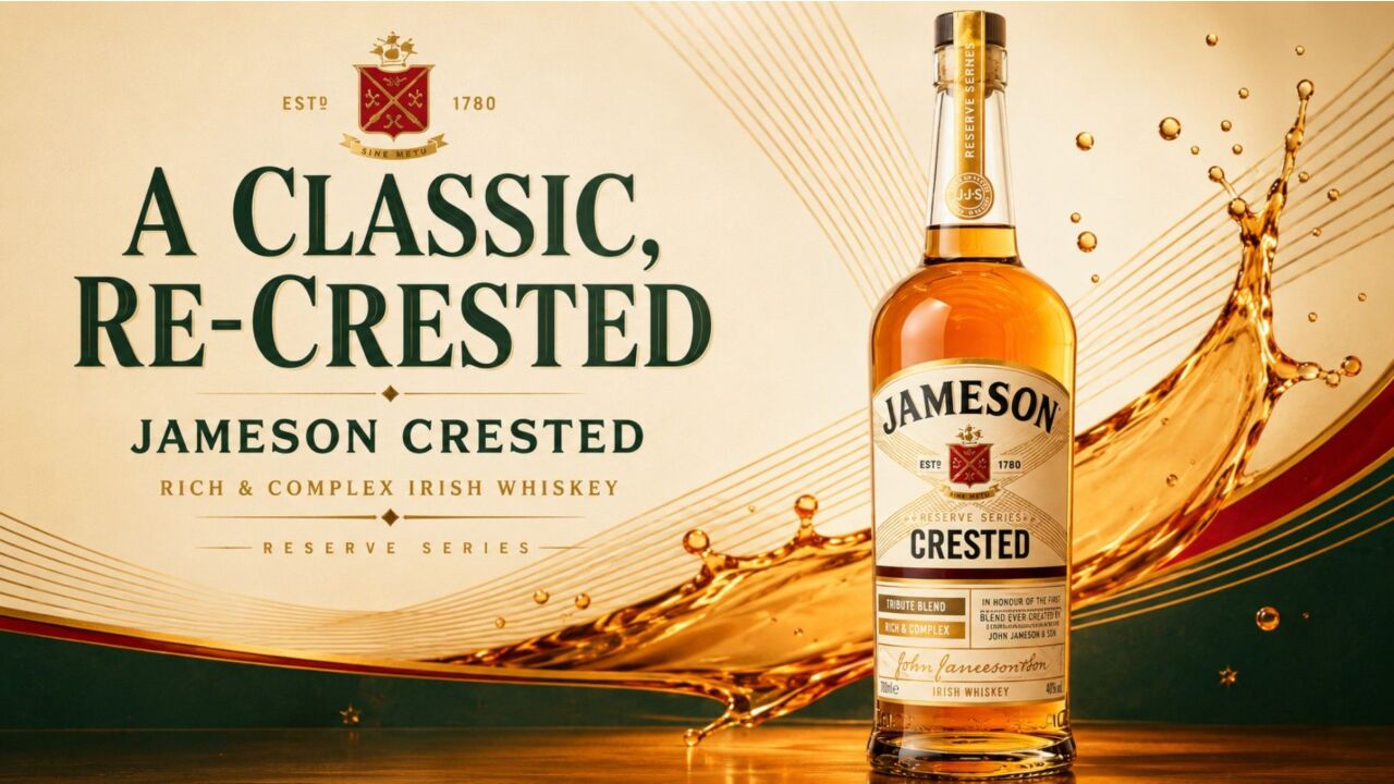 Jameson Crested Triple Distilled Irish Whiskey