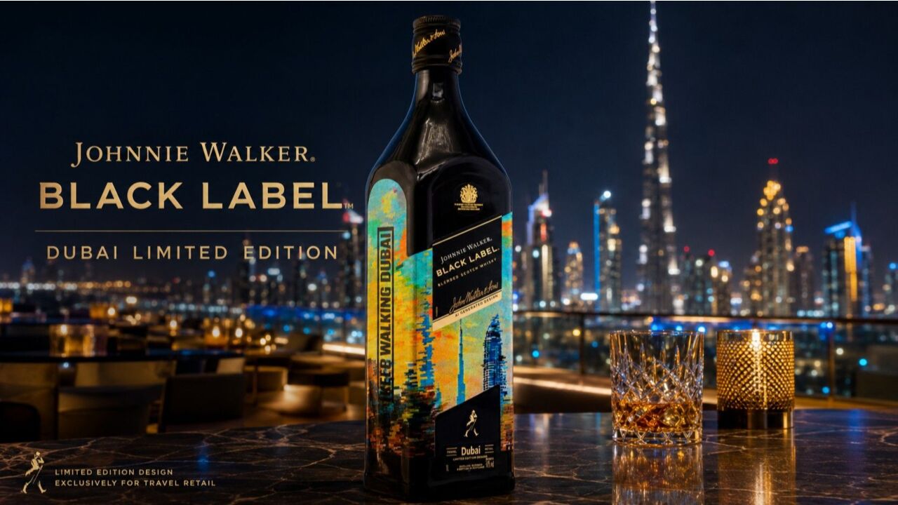 Johnnie Walker Black Label Dubai AI Design Limited Edition 1 Litre