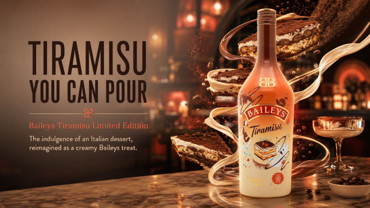 Baileys Tiramisu Cream Liqueur 1 Litre