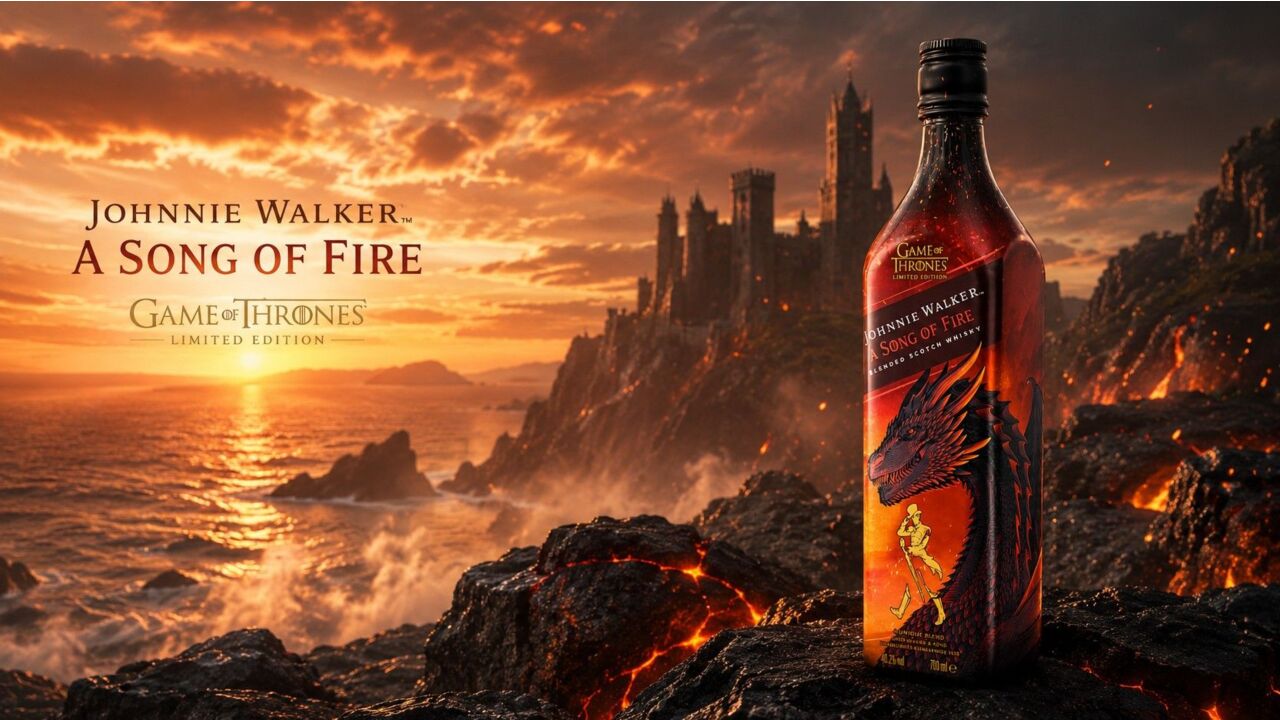 Johnnie Walker A song of fire Game of thrones