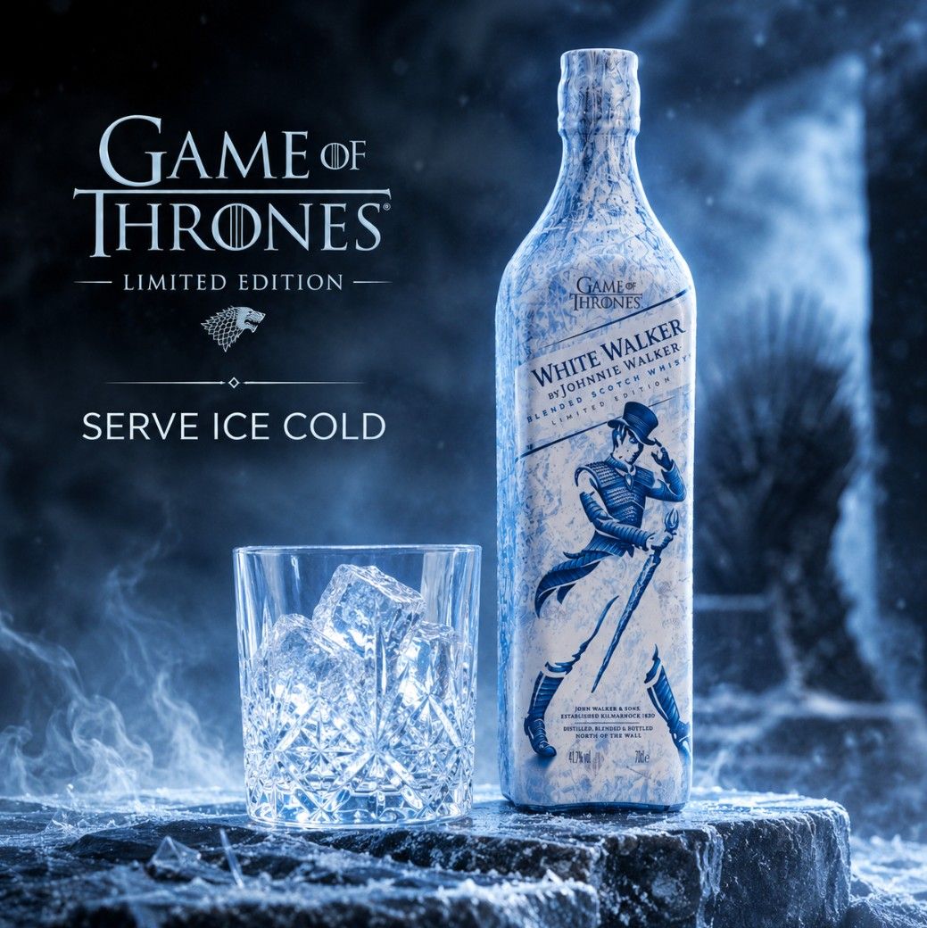 game of thrones johnnie walker whitewalker