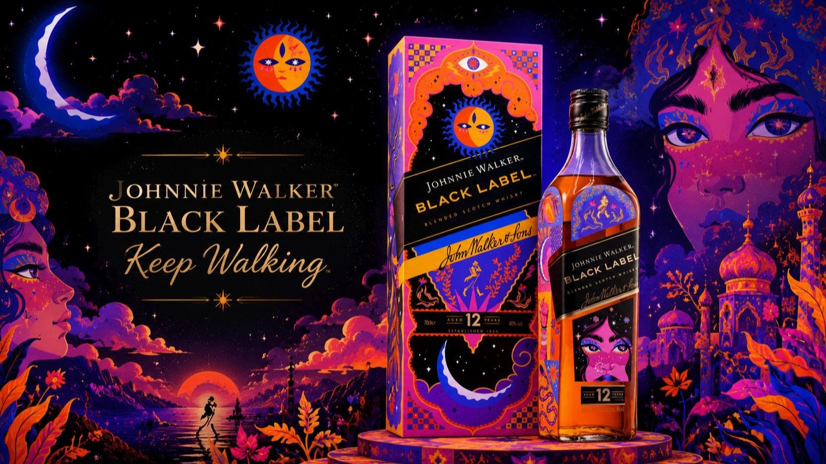 Johnnie Walker Black Label Bold Steps