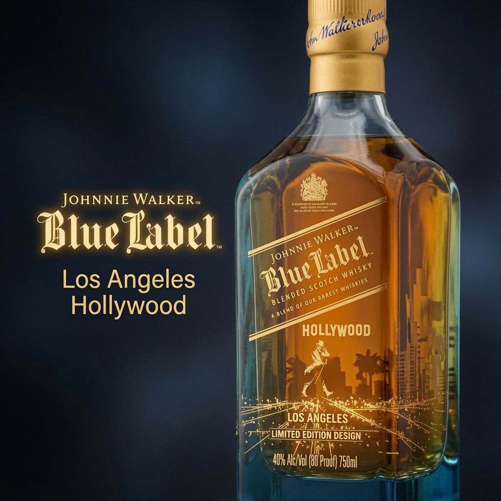 johnnie walker blue label Blue Label LA/Hollywood Skyline Edition Blended Scotch Whisky