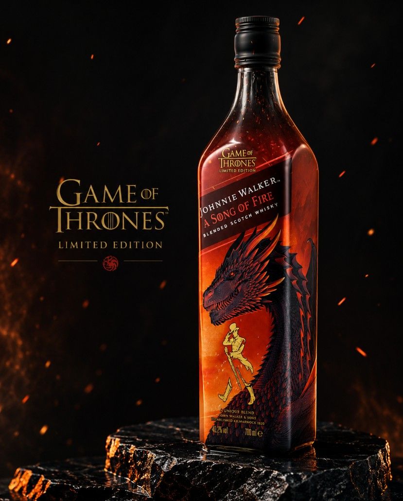 Johnnie Walker A song of fire Game of thrones