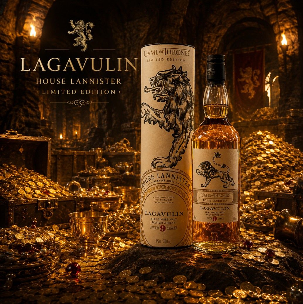 ウイスキー Lagavulin 9 Years Old House Lannister Lagavulin Game of Thrones House Lannister 9 Year Old Islay Single