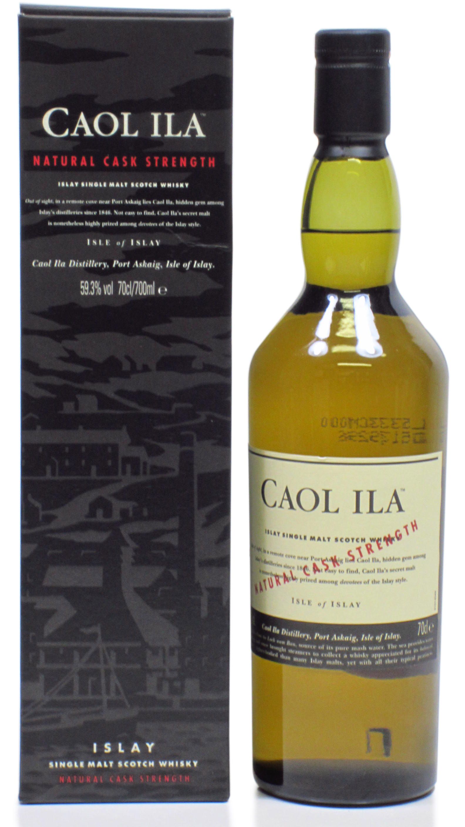 Caol Ila Natural Cask Strength Single Malt Scotch Whisky (Old Bottling)