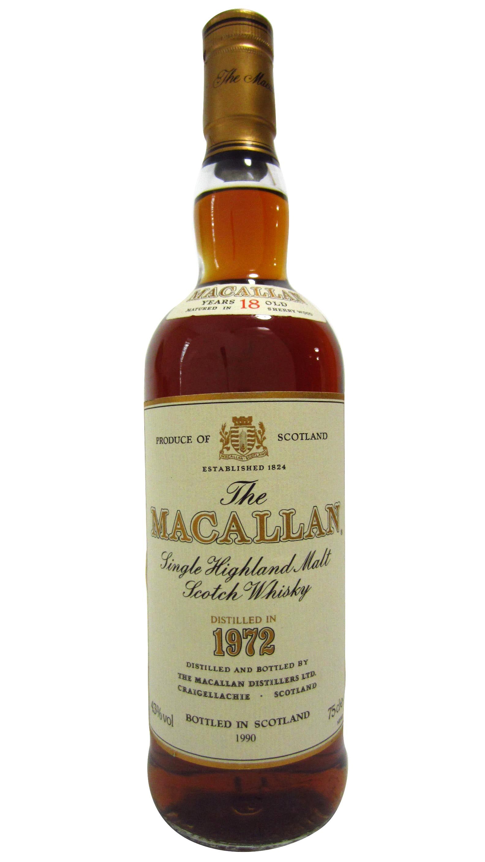 The Macallan 1990 Release Sherry Oak Highland Single Malt Scotch Whisky
