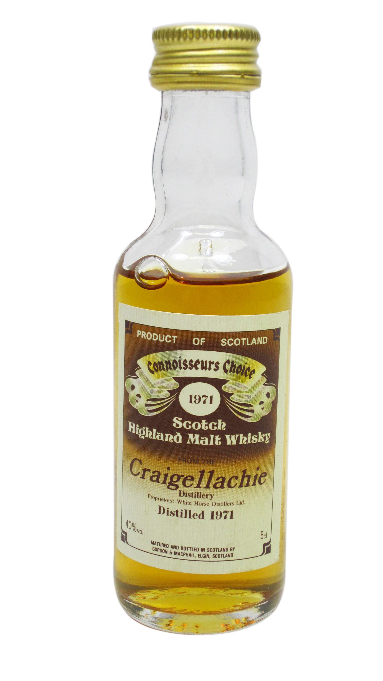 Craigellachie Connoisseurs Choice Single Malt Scotch Whisky Miniature