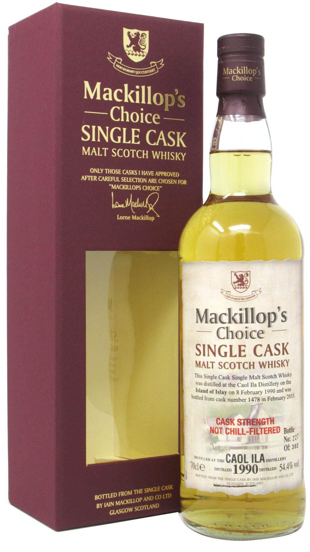 Caol Ila Mackillop's Choice Single Cask #1478 Whisky