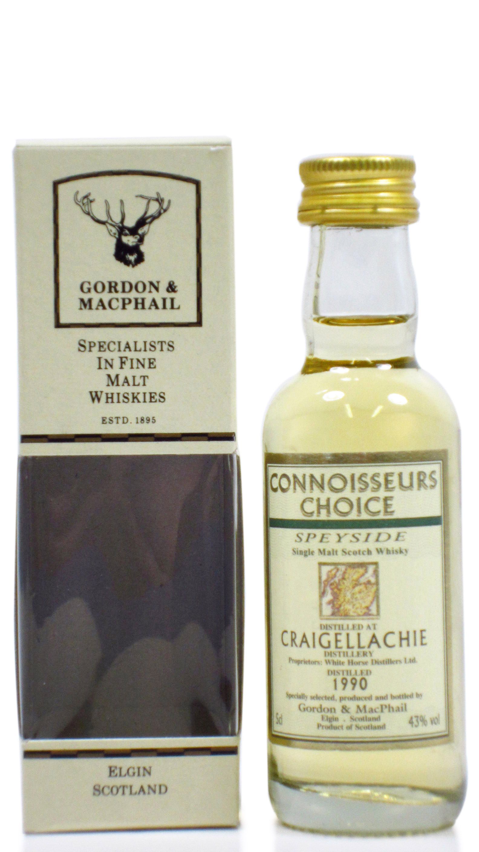 Craigellachie Connoisseurs Choice Single Malt Scotch Whisky Miniature