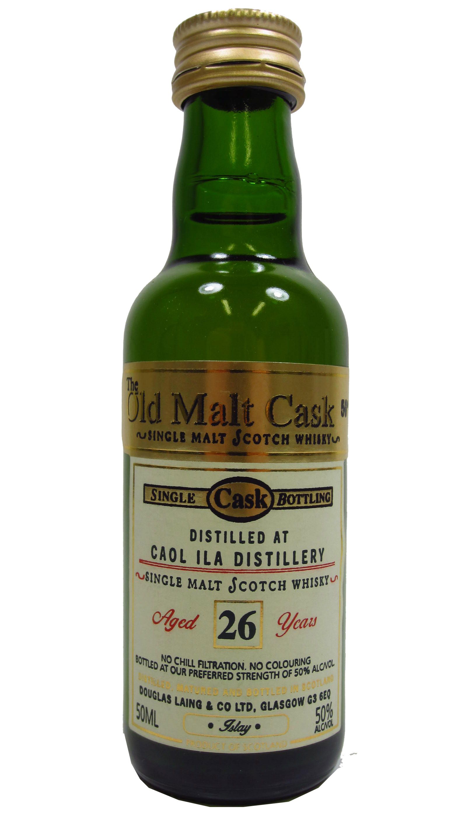 Caol Ila Old Malt Cask Single Malt Scotch Whisky Miniature
