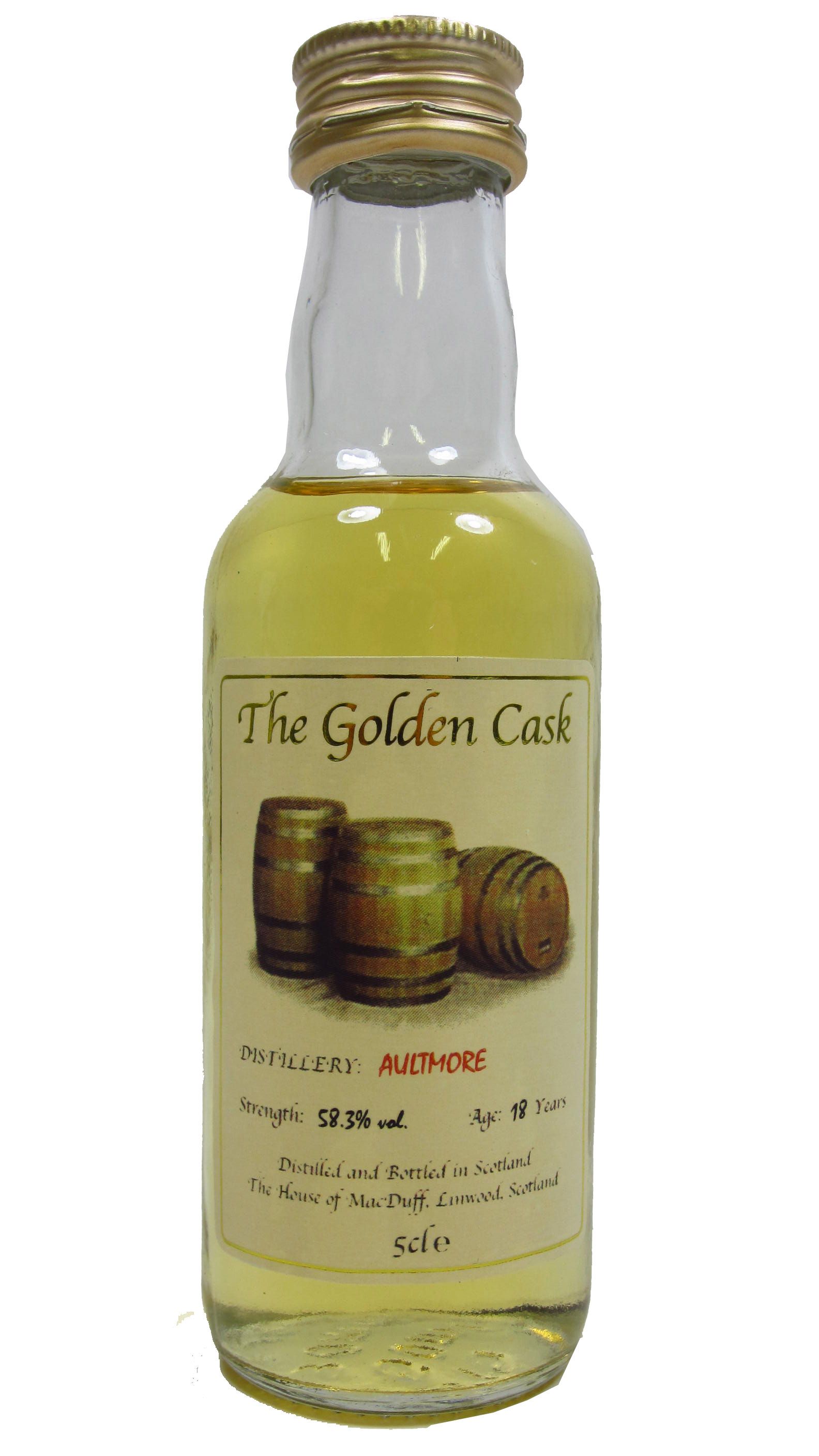 Aultmore The Golden Cask Whisky Miniature