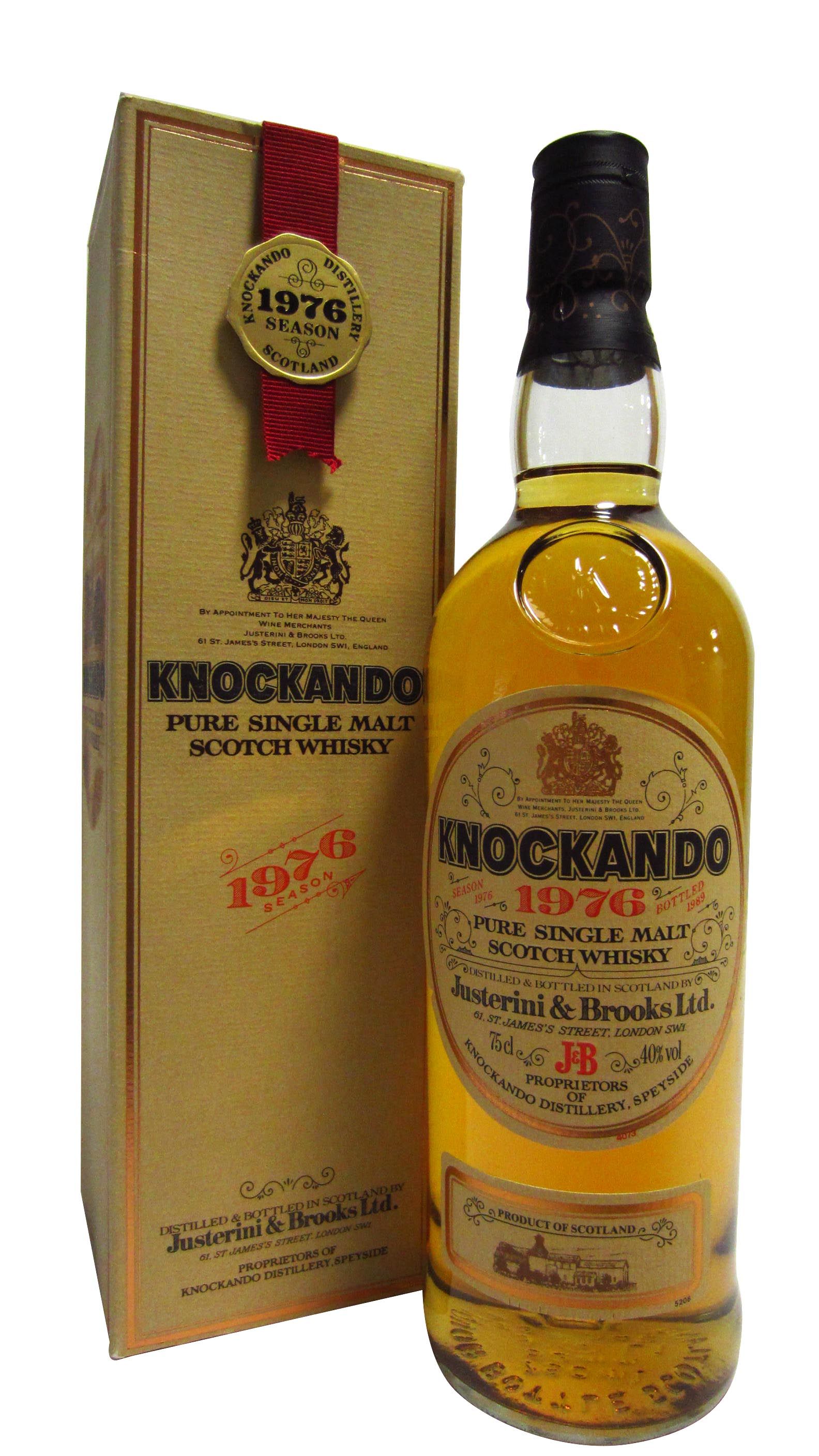 Knockando 1976 Season Whisky