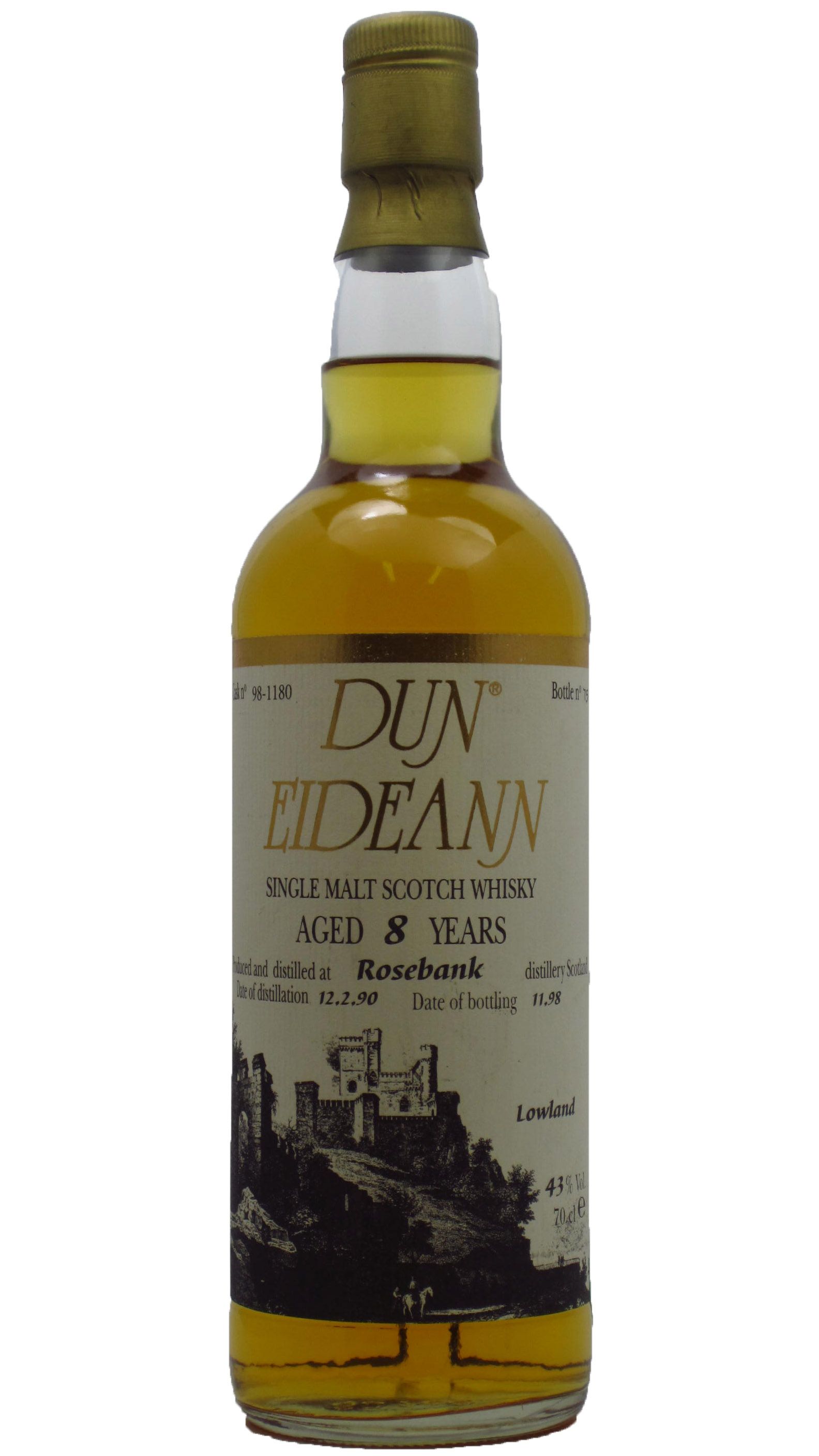 Rosebank (silent) Dun Eideann Whisky