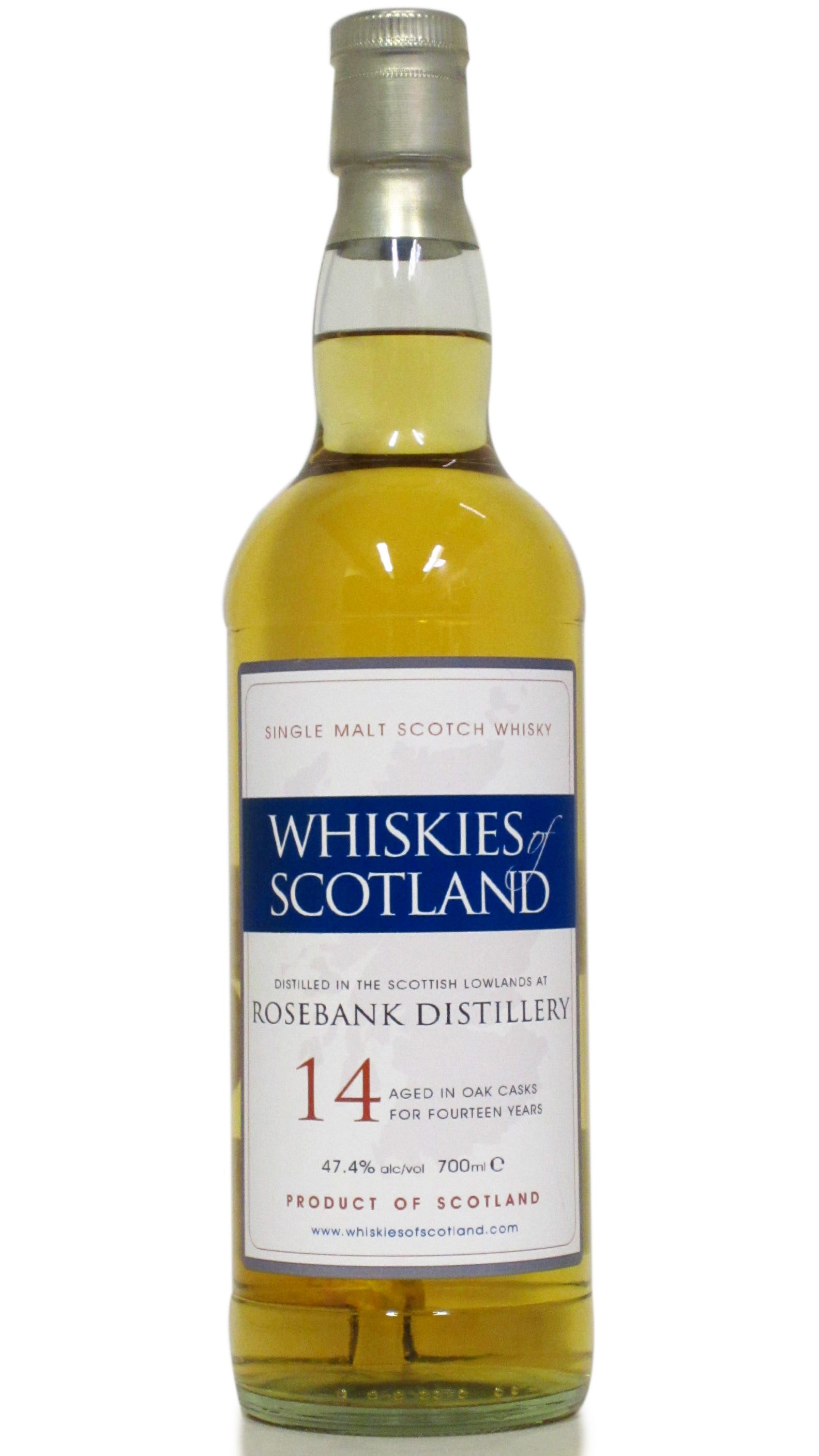 Rosebank (silent) Whiskies of Scotland Whisky