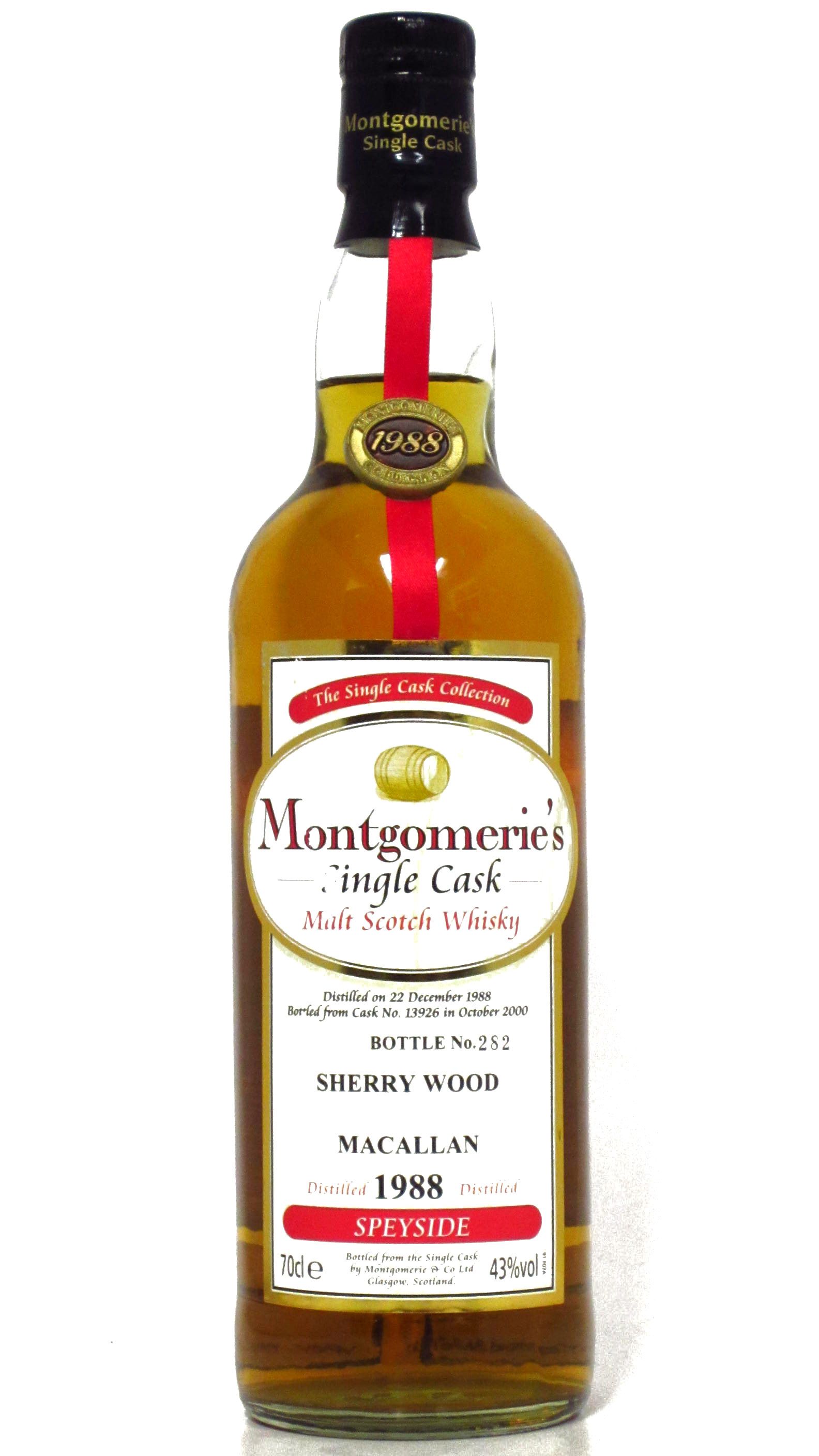 The Macallan Montgomerie's Single Cask Whisky