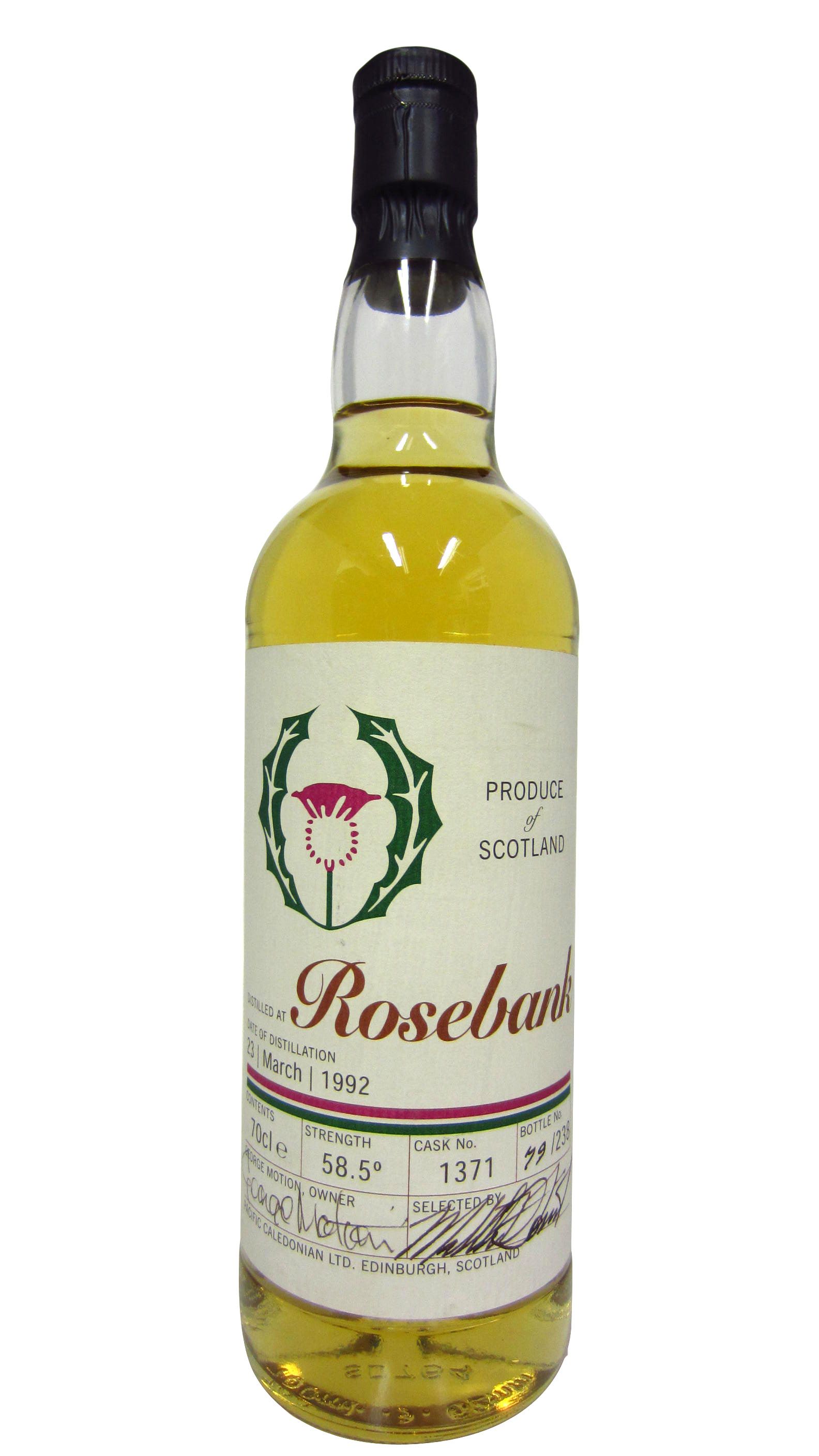 Rosebank (silent) Single Cask Lowland Malt Whisky