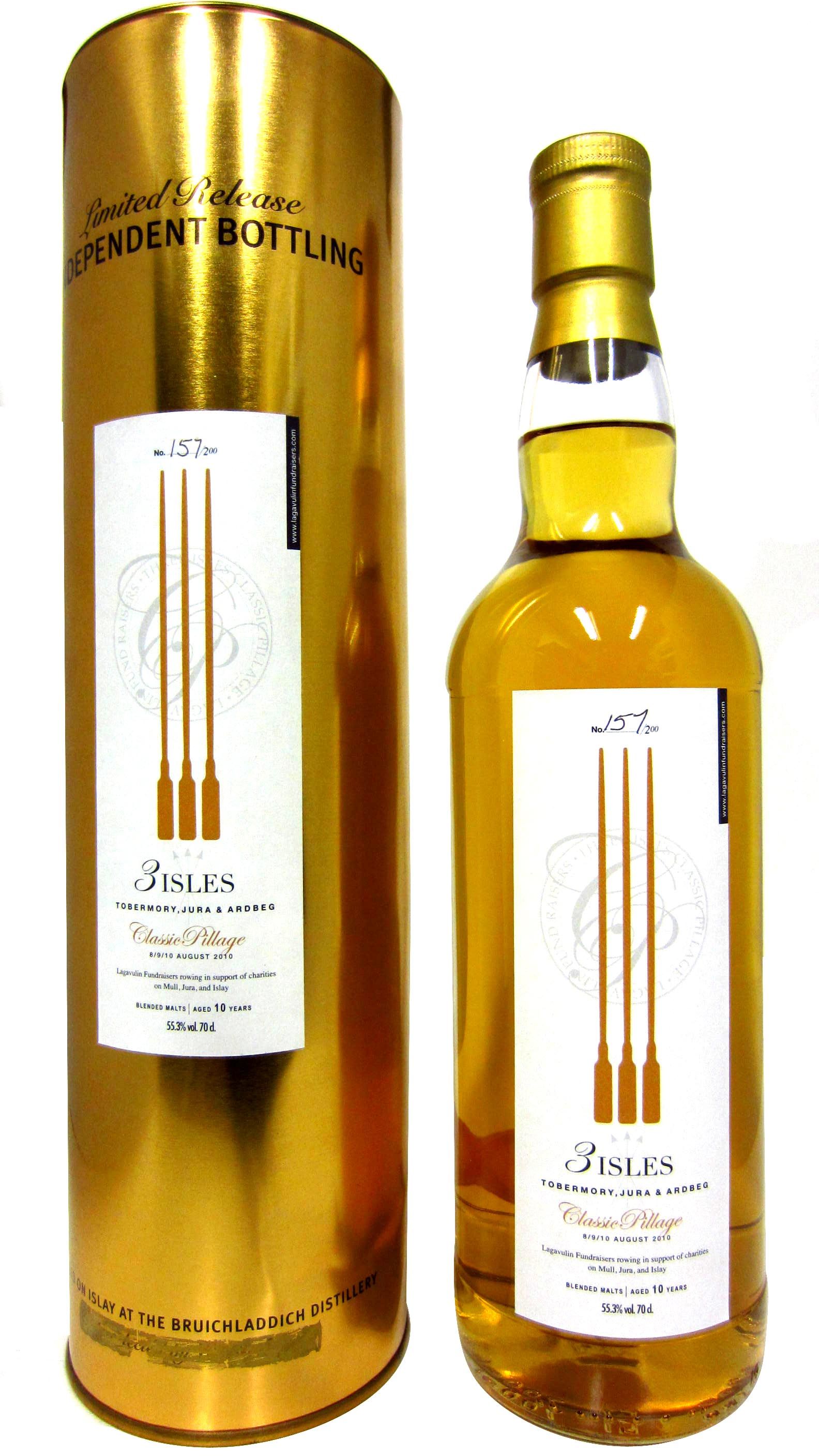 Bruichladdich Pillaged Malts 3 Isles Whisky
