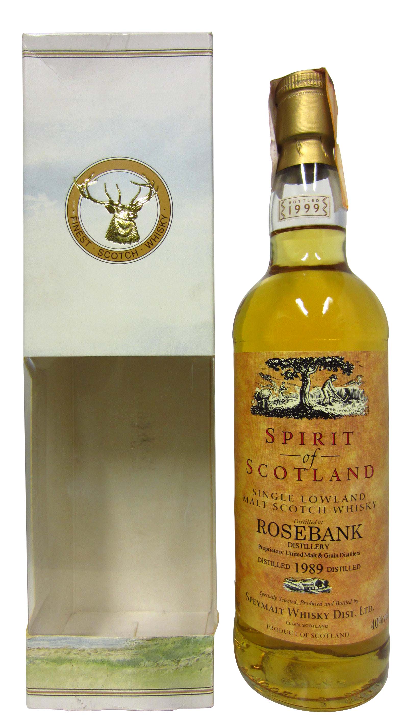 Rosebank (silent) Spirit Of Scotland Whisky