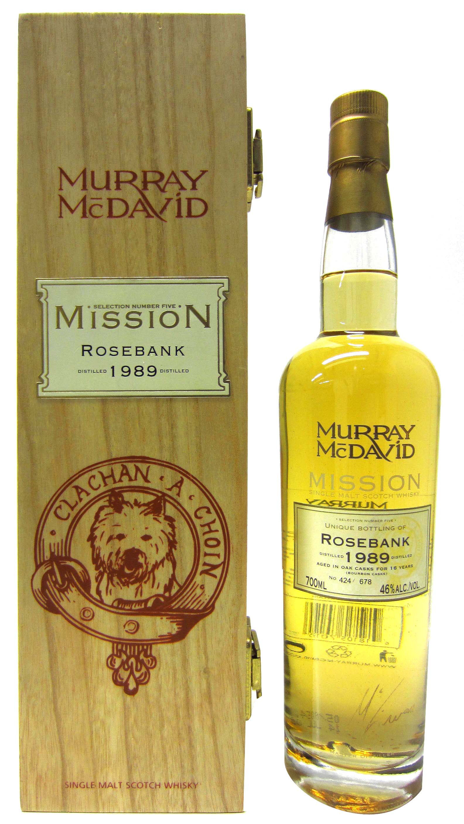 Rosebank (silent) Murray McDavid Mission #5 Whisky