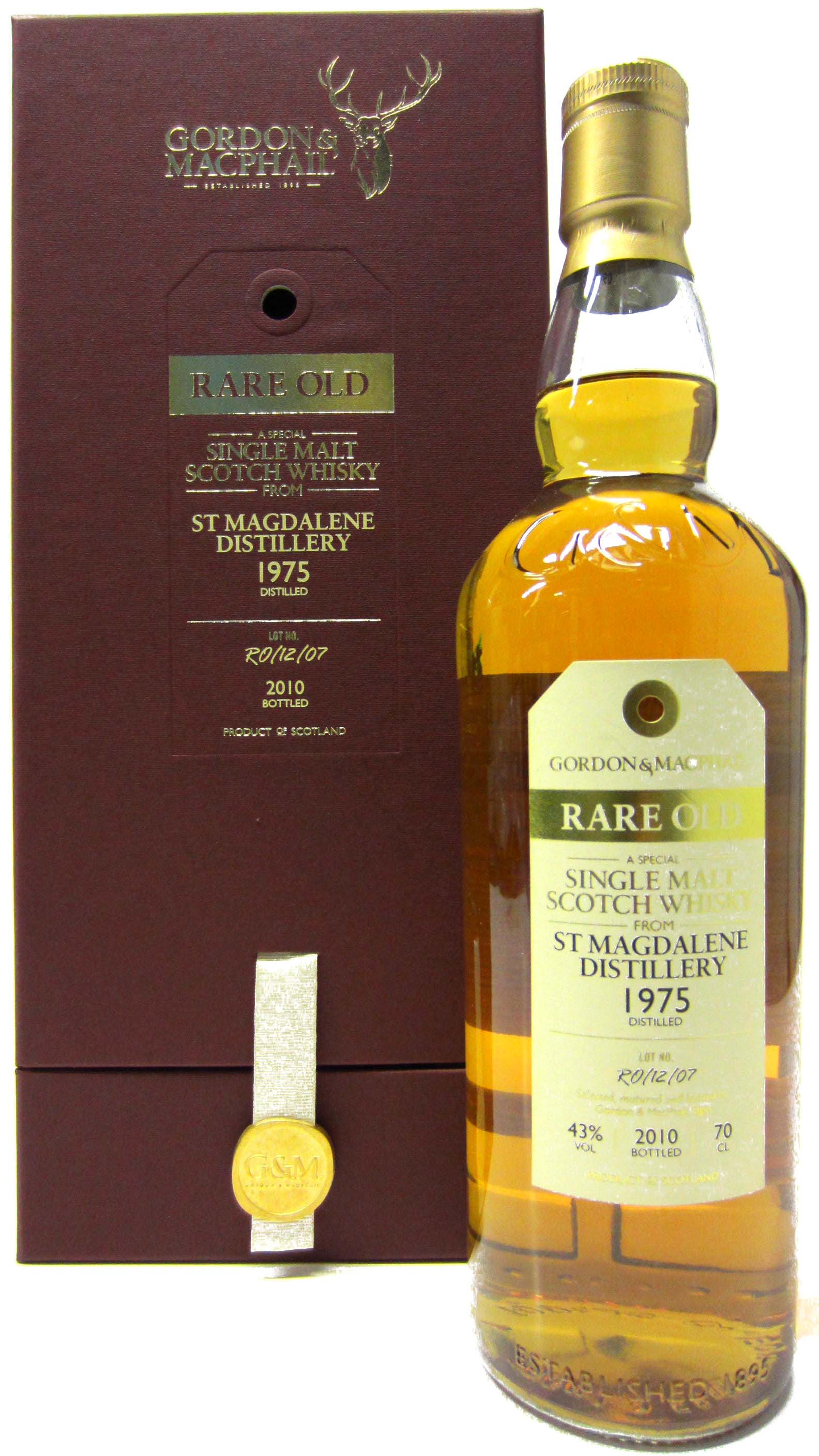 St. Magdalene (silent) - Gordon & MacPhail Rare Old Single Malt Scotch 1975 35 year old Whisky