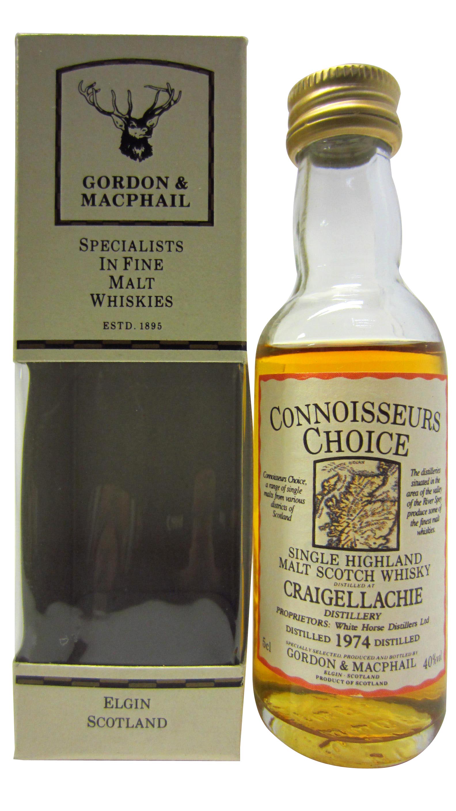 Craigellachie Connoisseurs Choice Single Malt Scotch Whisky Miniature
