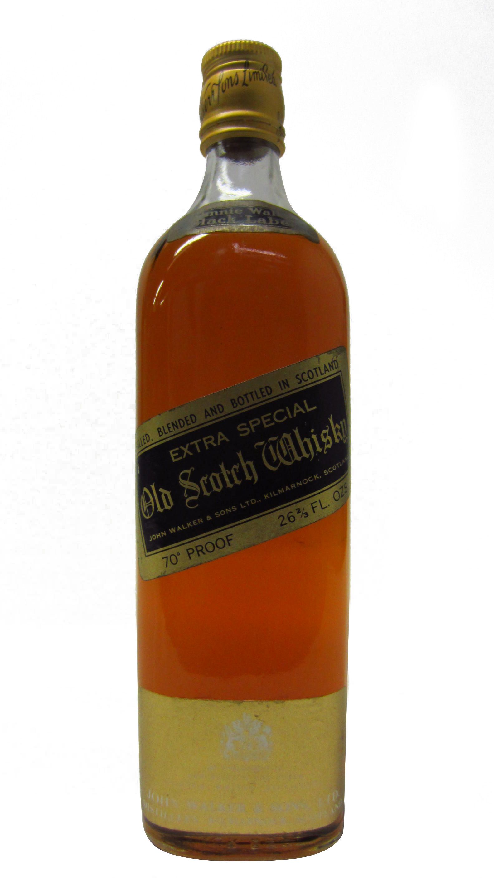 Johnnie Walker Black Label Extra Special Whisky (1970's Bottling) (750 mL) (Unboxed)