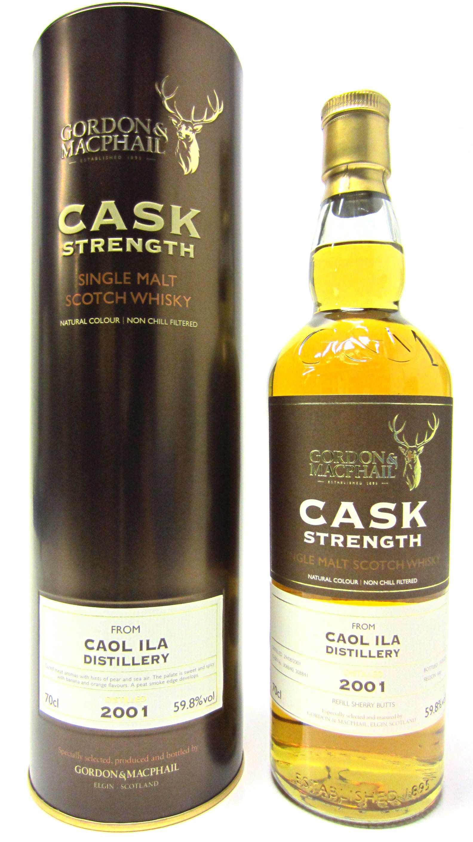 Caol Ila Gordon & MacPhail Cask Strength Single Malt Scotch Whisky