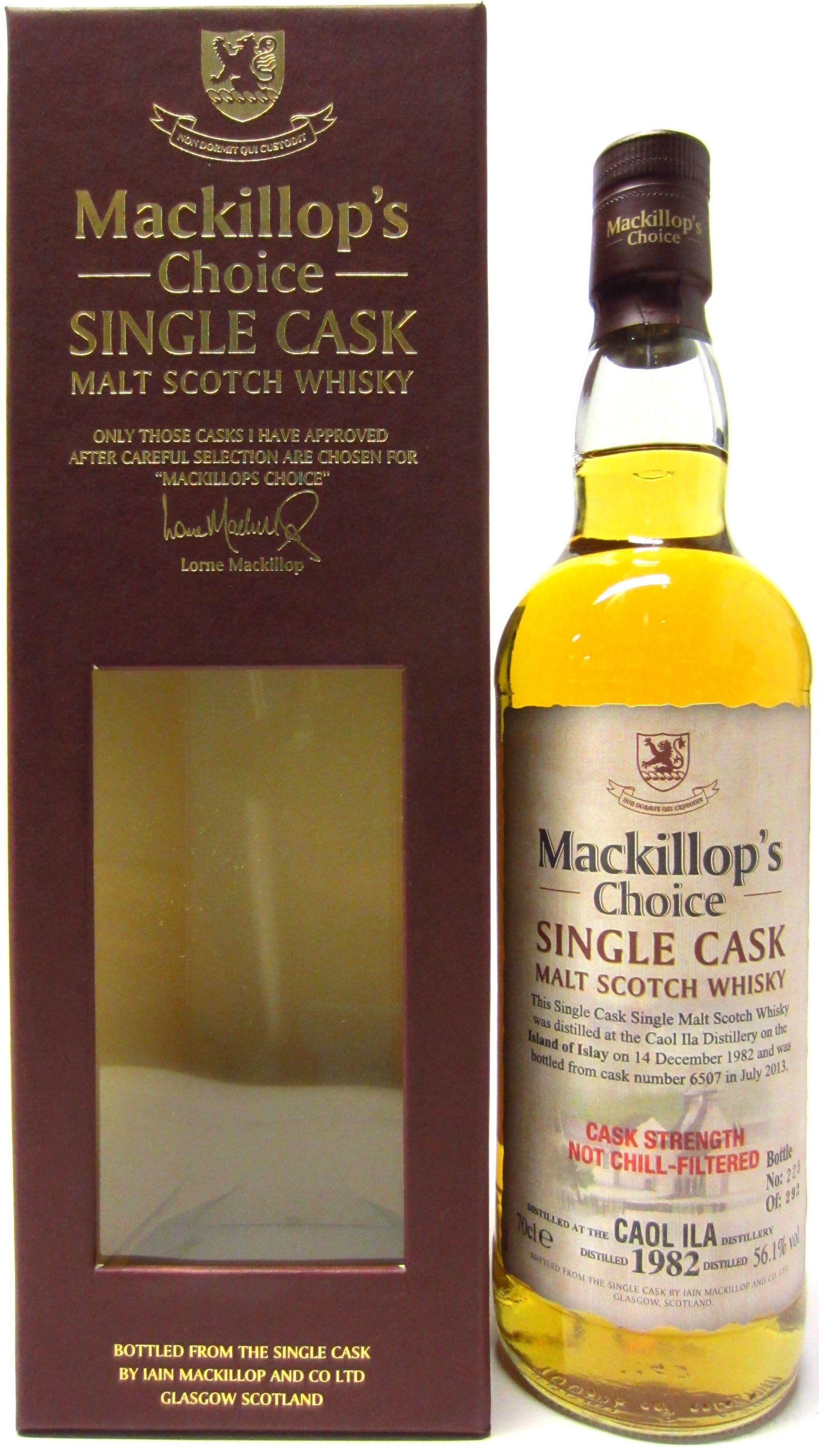 Caol Ila Mackillop's Choice Single Malt Scotch Whisky