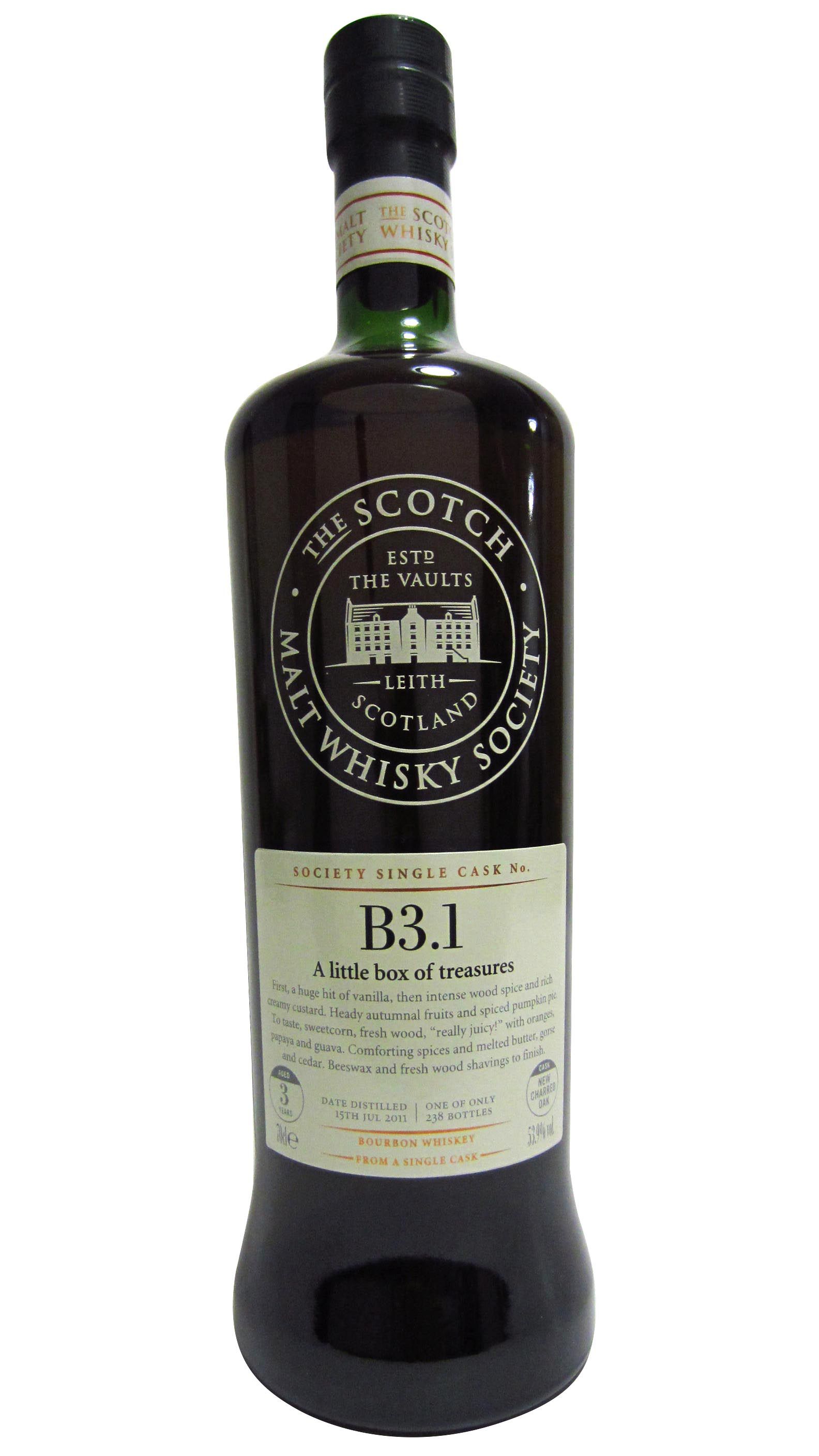 Rock Town A Little Box Of Treasures - Scotch Malt Whisky Society SMWS B3.1 Whiskey