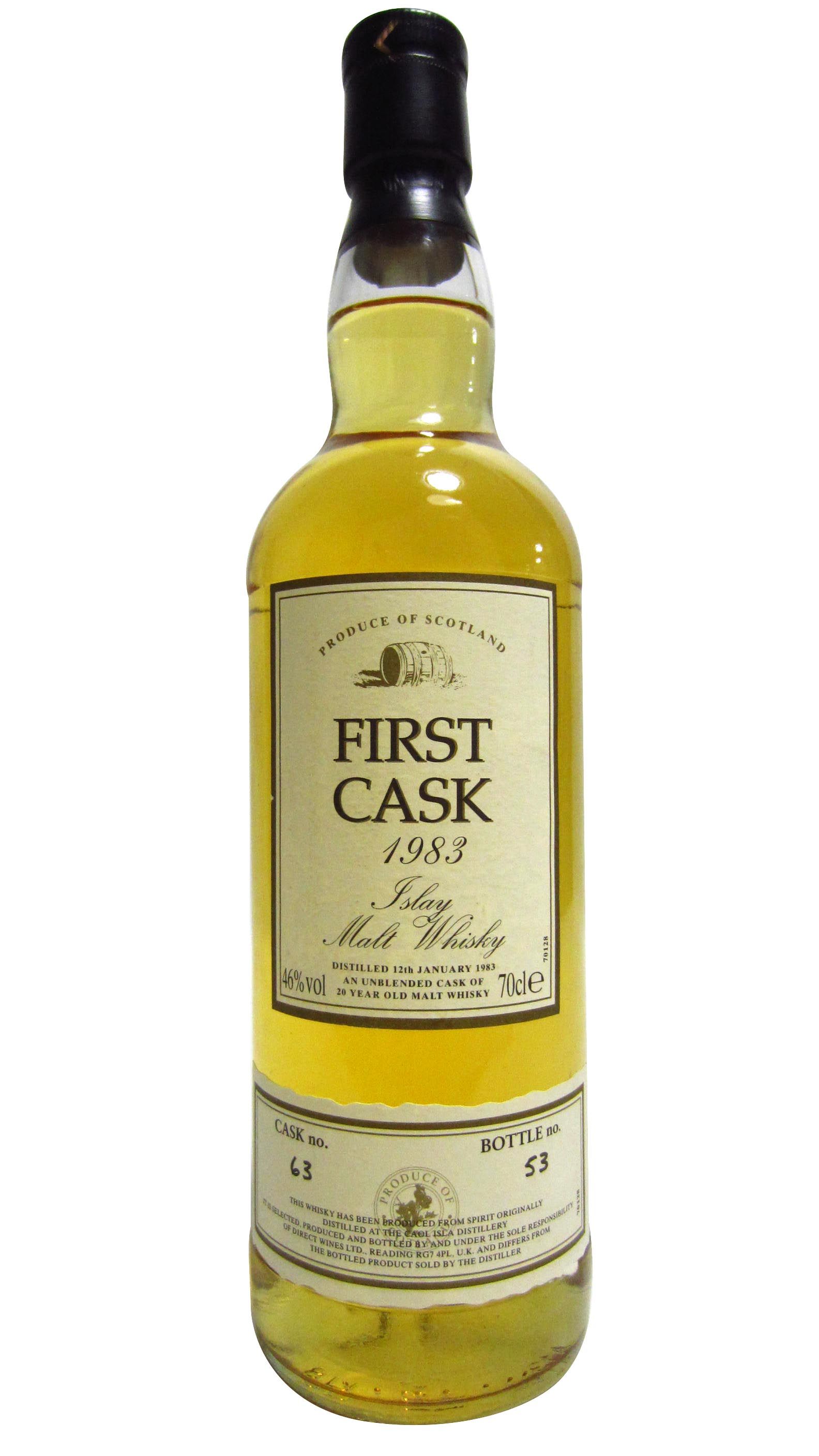 Caol Ila First Cask Single Cask #63 Whisky