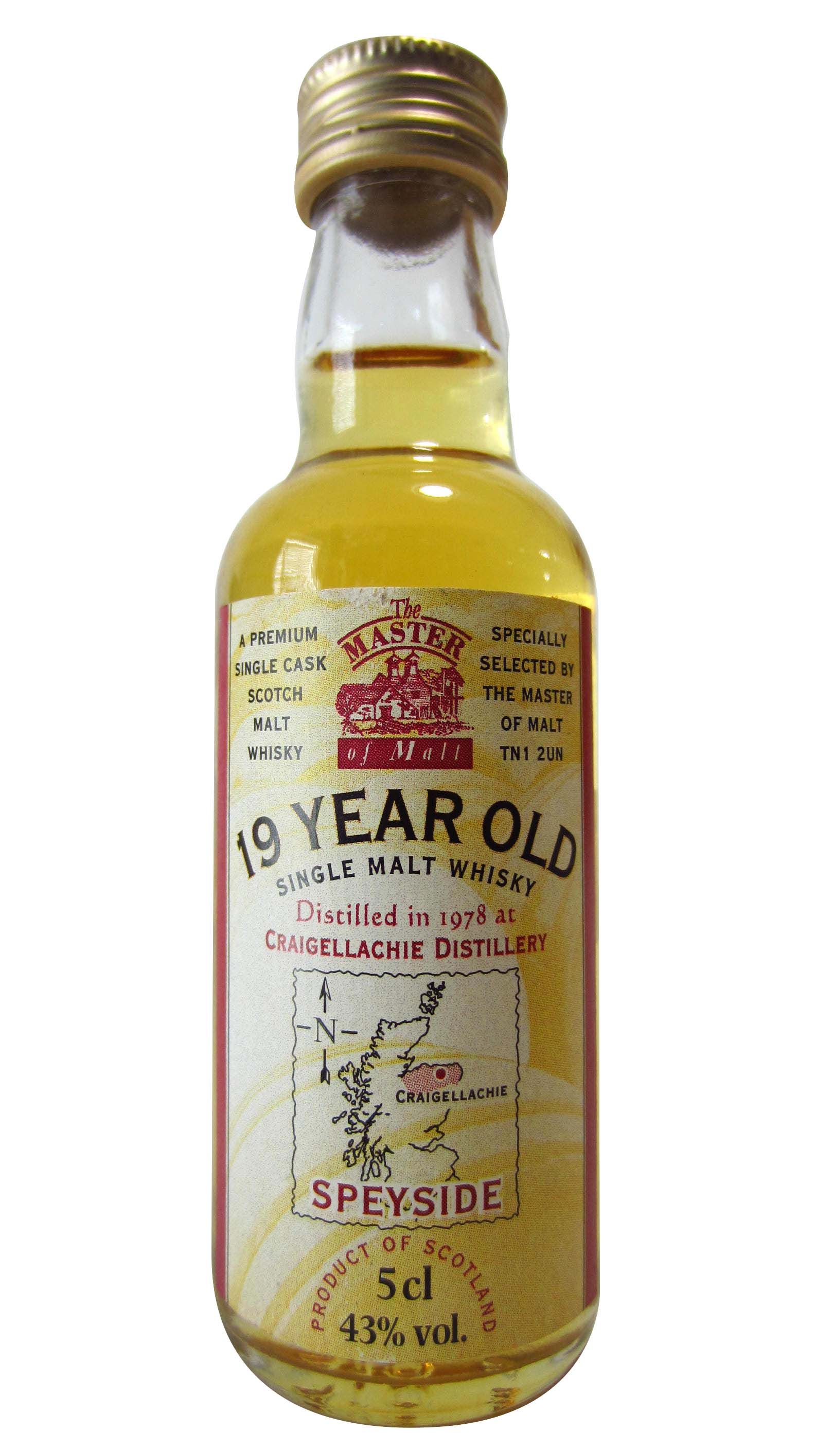 Craigellachie Single Malt Whisky Miniature